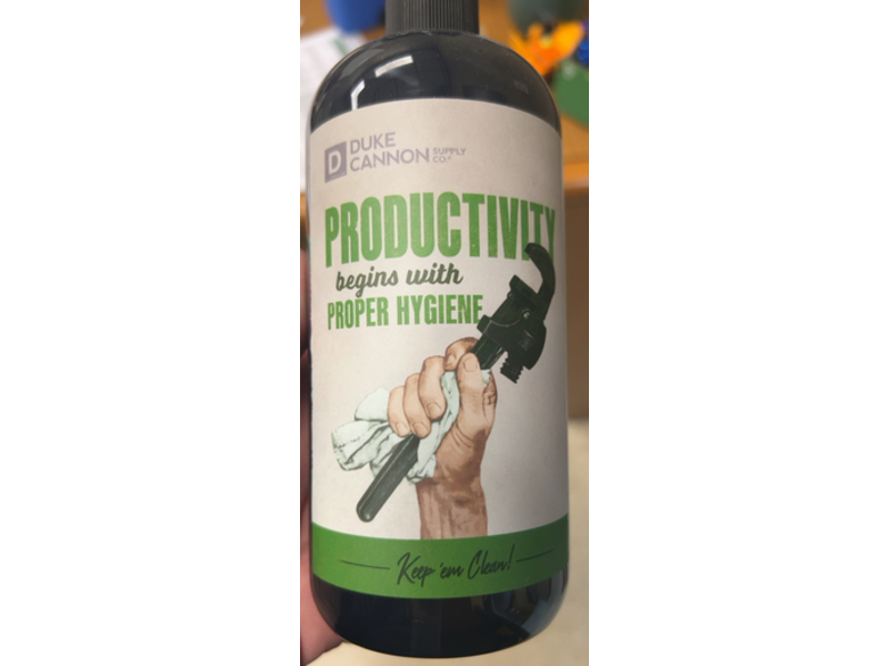 Duke Cannon Liquid Hand Soap, Productivity, 17 fl oz