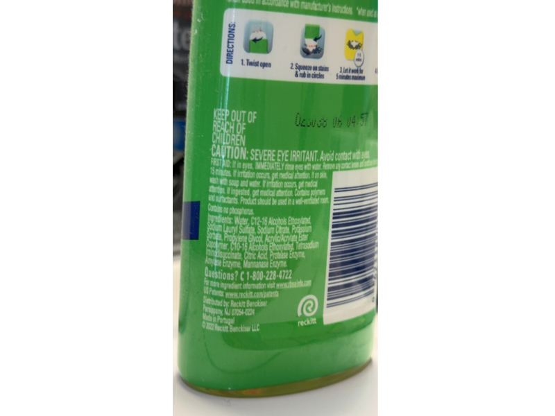 Spray 'n Wash Max Gel Stain Remover Stick , 6.7 oz /198 mL