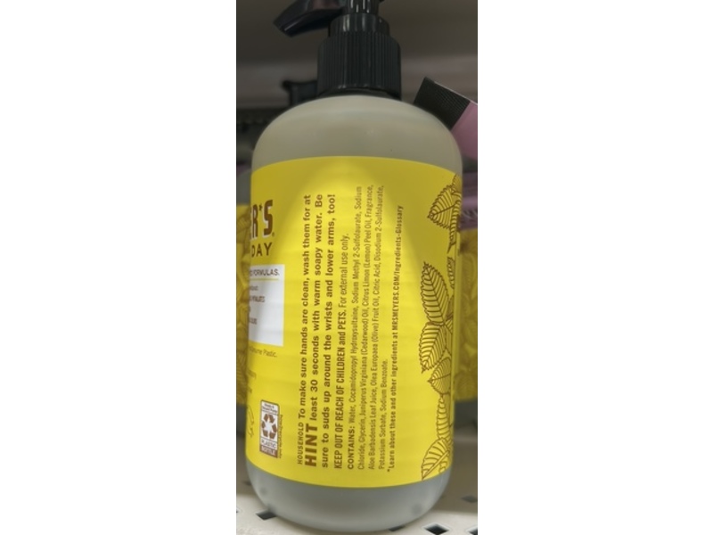 Mrs. Meyer's Clean Day Hand Soap, Golden Elm, 12.5 fl oz/370 mL
