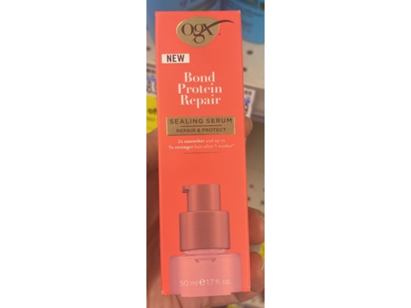 OGX Protein Repair & Protect Sealing Serum, 1.7 fl oz/50 mL