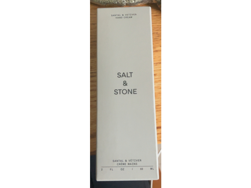 Salt & Stone Hand Cream, Santal & Vetiver, 2 fl oz/60 mL