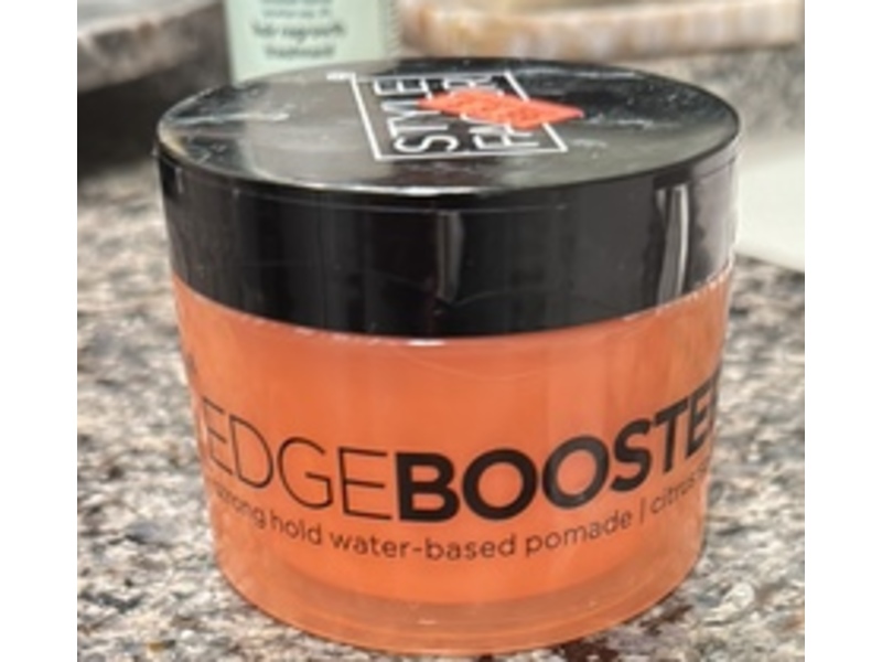 Style Factor Edge Booster Strong Hold Pomade, Citrus Scent, 3.38 fl oz/100 mL