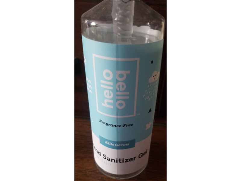Hello Bello Hand Sanitizer Gel, Fragrance-Free, 32 fl oz/1 L