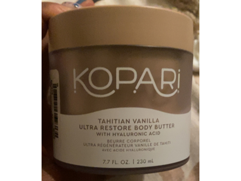 Kopari, Ultra Restore Body Butter, Tahitian Vanilla, 7.7 fl oz/230 mL