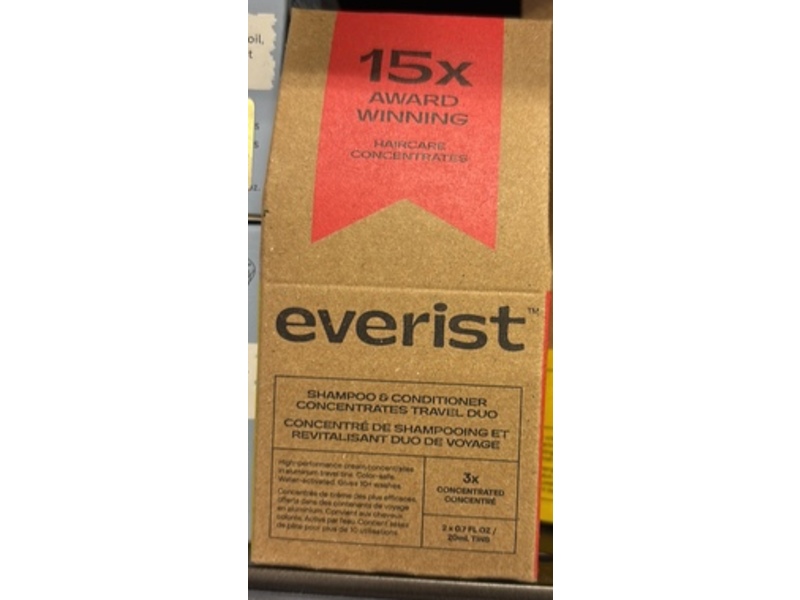 Everist Shampoo & Conditioner Concentrate Duo, 0.7 fl oz/20 mL