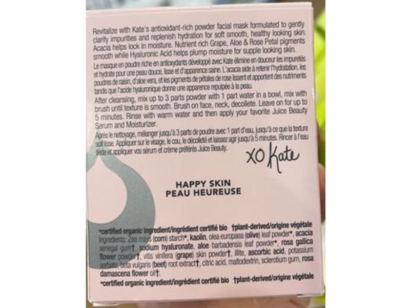 Juice Beauty Kate Hudson Revitalizing Acacia + Rose Powder Mask, 1.7 oz/50 g