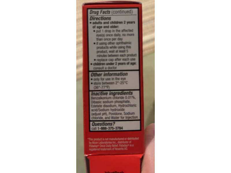 Up & Up Eye Allergy Itch Relief Drops, 0.085 fl oz/2.5 mL