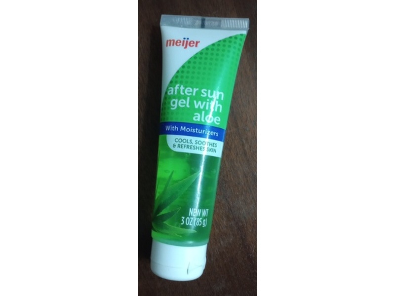 Meijer After Sun Gel, Aloe, 3 oz/85 g