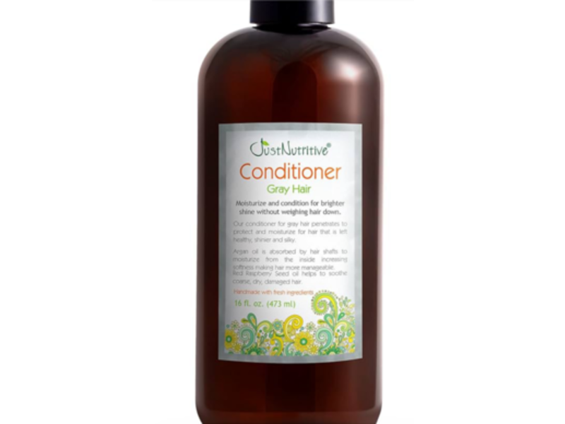 Just Nutritive Grey Hair Conditioner, 16 fl oz/473 mL
