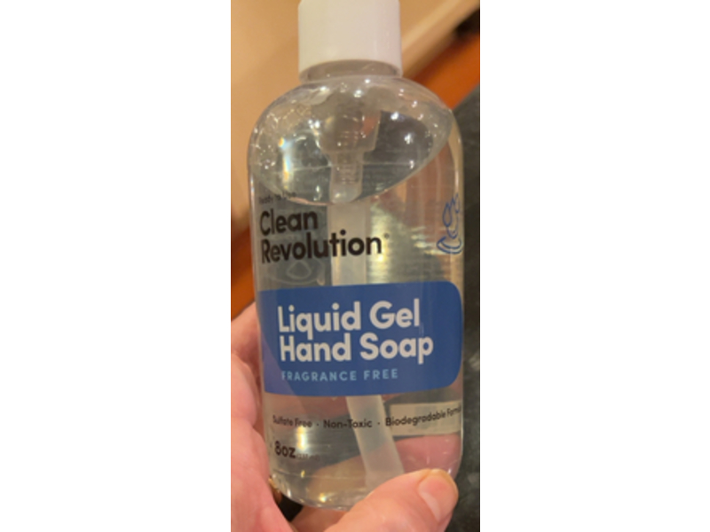 Clean Revolution Liquid Gel Hand Soap, 8 oz/237 mL