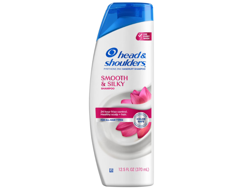 Head & Shoulders Smooth & Silky Shampoo, 12.5 fl oz/370 mL