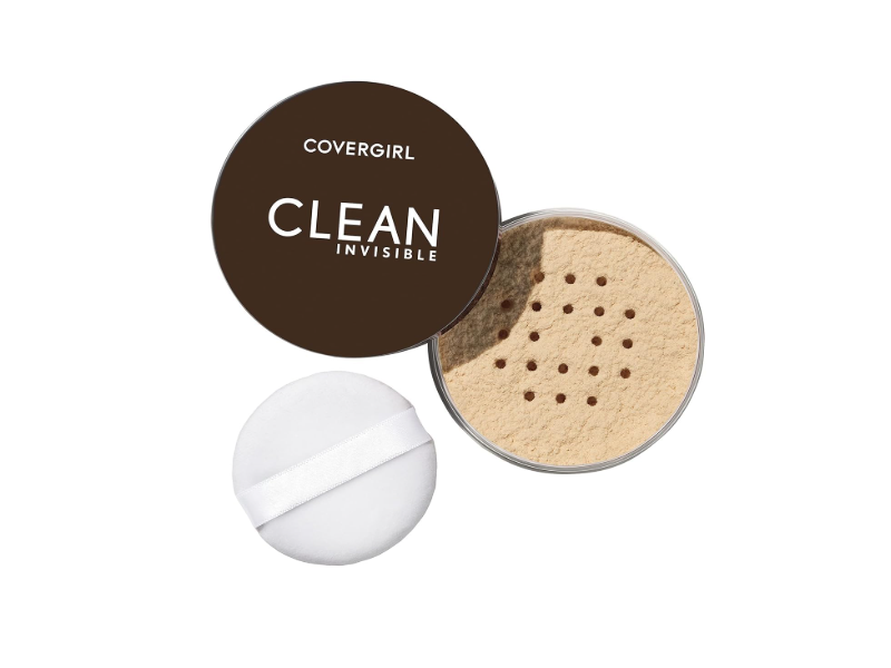 CoverGirl Clean Invisible Loose Powder, 105 Translucent Fair, 0.63 oz/18 g
