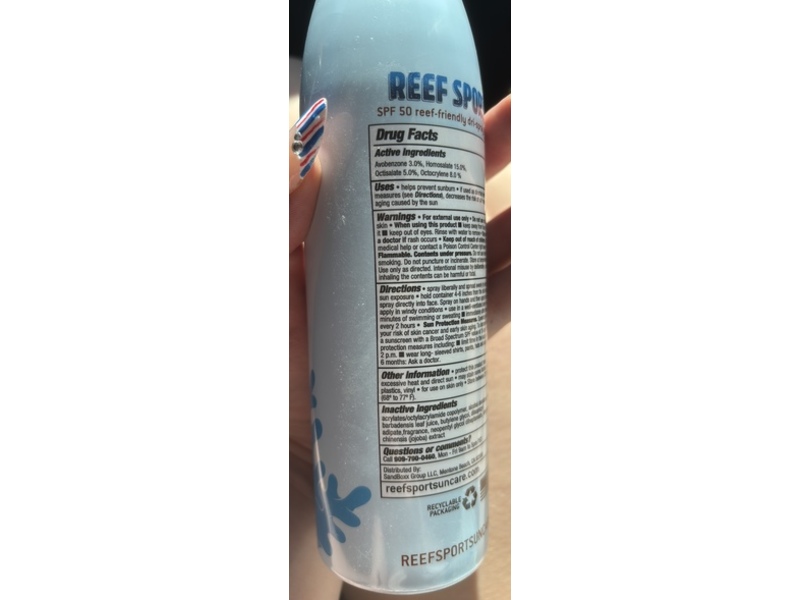 Reef Sport Suncare Sunscreen Lotion, SPF 50, 5.5 oz/155 g
