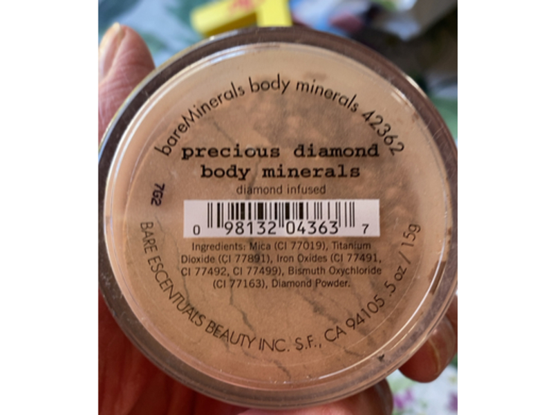 Bare Minerals Precious Diamond Body Minerals, Diamond, 0.5 oz/15 g