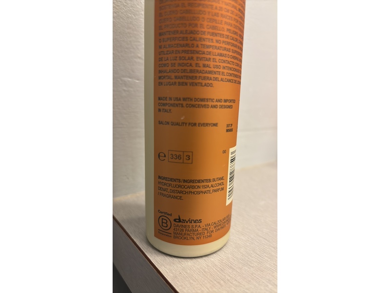 Davines Invisible Dry Shampoo, 8.45 fl oz/250 mL