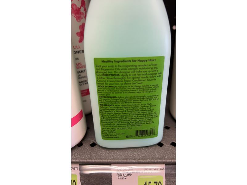 Sauce Beauty Chimichurri Mint Shampoo with Argan and Peppermint Oil - 10 fl. oz Bottle