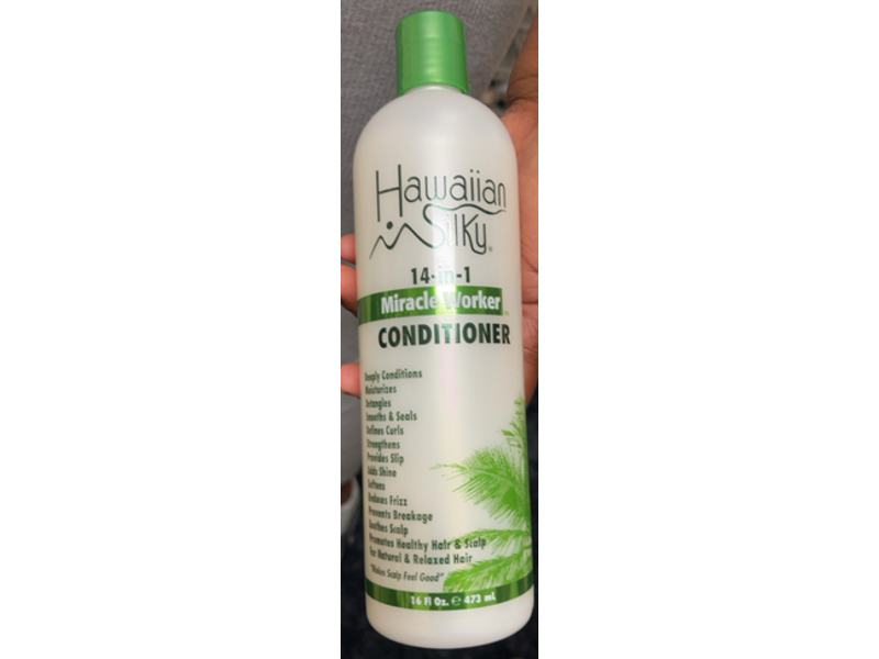 Hawaiian Silky 14-In-1 Miracle Worker Conditioner, 16 fl oz/473 mL