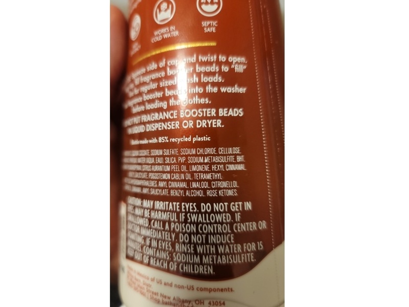 Bath & Body Works Fabric Care Fragrance Booster, Winter Candy Apple, 18 oz/510 g
