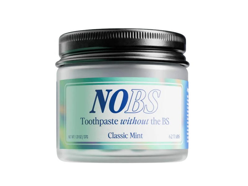 Nobs Toothpaste Tablets, Classical Mint, 1.31 oz/37 g, 62 Count