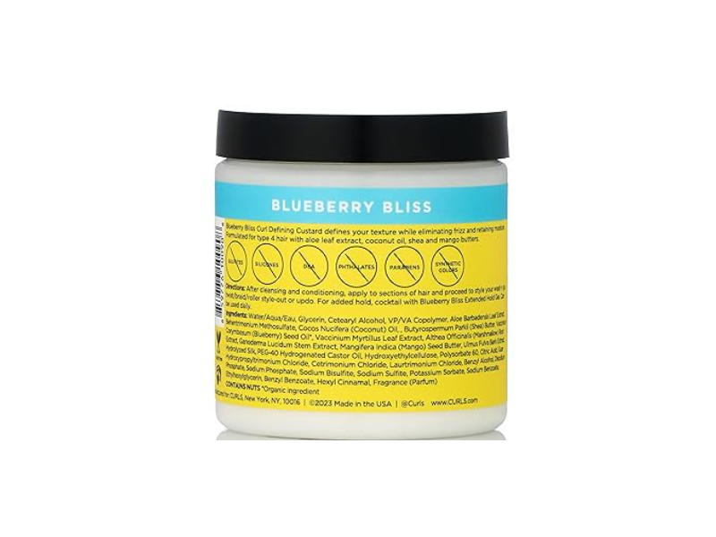 Curls Curl Defining Custard, Blueberry Bliss, 8 oz/227 g