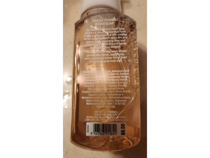 Bath & Body Works Gentle Foaming Hand Soap, Golden Sands, 8.76 fl oz/259 mL