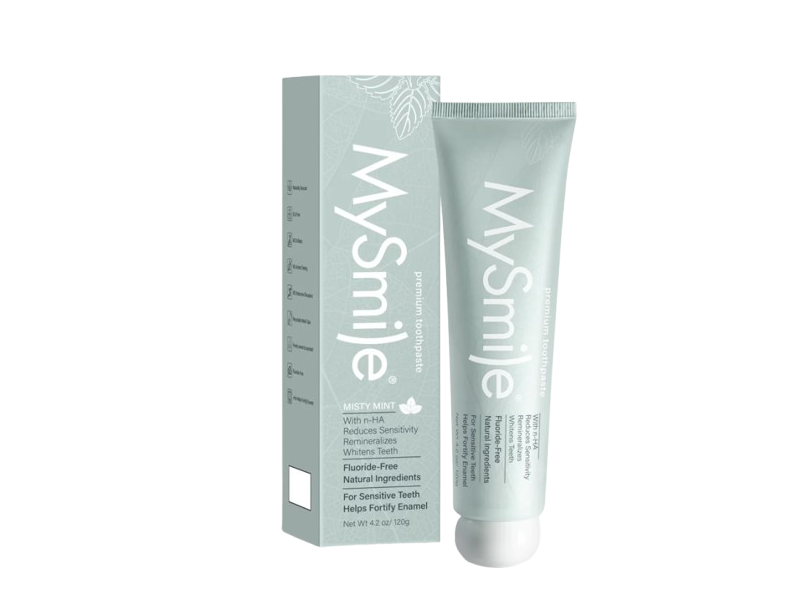MySmile Nano-Hydroxyapatite Toothpaste, Misty Mint, 4.2 oz/120 g