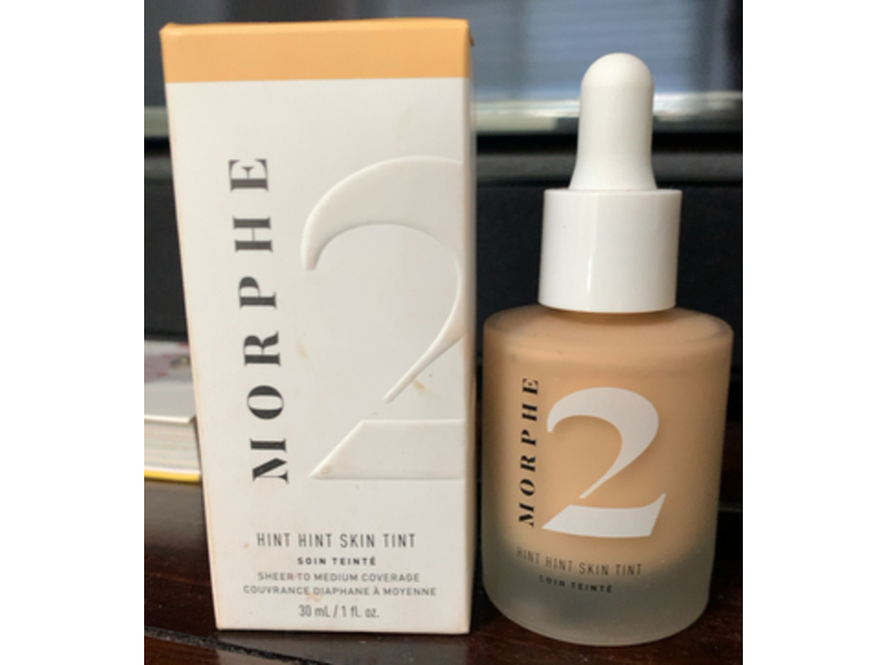 Morphe 2 Hint Hint Skin Tint, Hint Of Pecan, 1 fl oz/30 mL