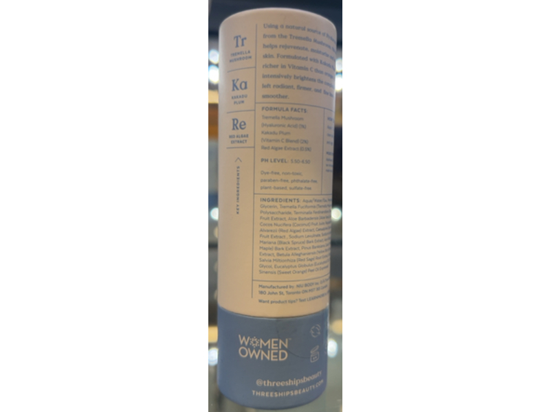 Three Ships Dew Drops Serum, Hyaluronic Acid & Vitamin C, 1 fl oz/30 mL