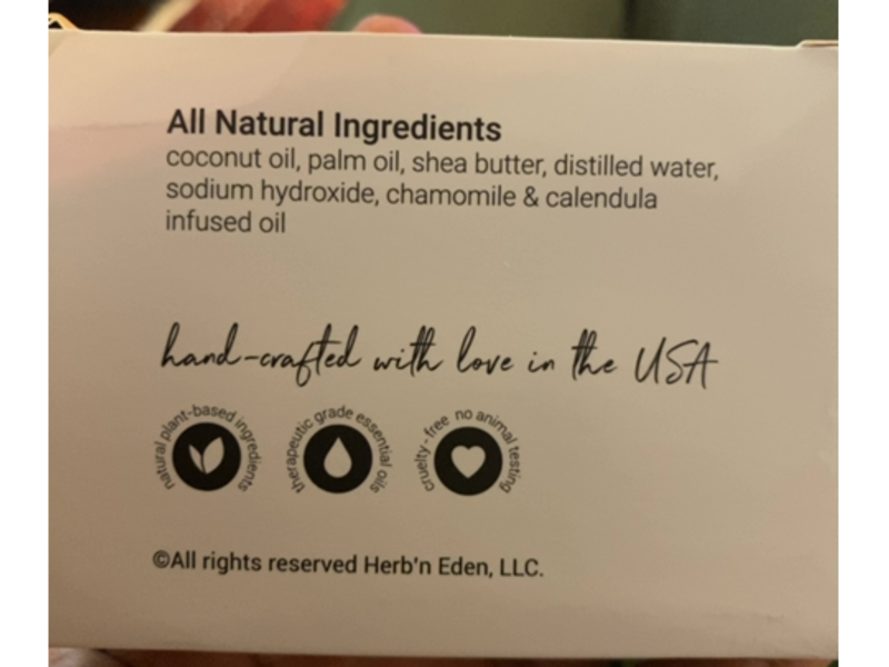 Herb'n Eden Bar Soap, Chamomile & Calendula, 4.0 oz
