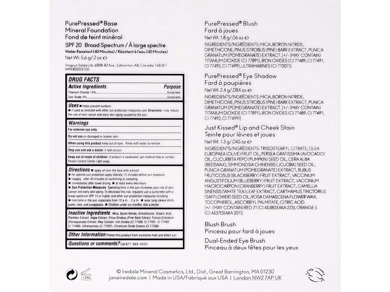 jane iredale Pure & Simple Makeup Kit, Light, 0.36 oz