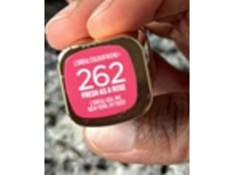 L'Oreal Paris Colour Riche Original Creamy Hydrating Satin Lipstick, 262 Fresh As A Rose, 0.13 fl oz