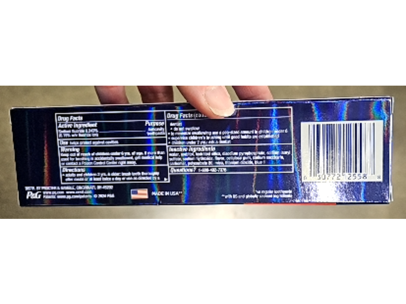 Crest 3D White Advanced Deep Clean Toothpaste, 3.3 oz/93 g