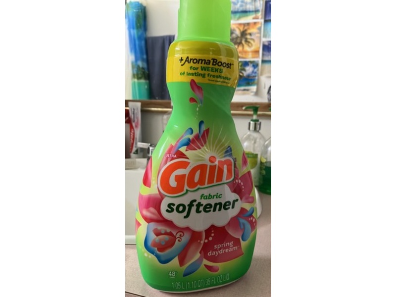 Gain Laundry Liquid Fabric Softener, Spring Daydream, 48 Loads, 35 fl oz/1.05 L