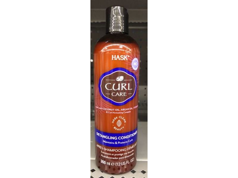 Hask Curl Care Detangling Conditioner, 12 fl oz/355 ml