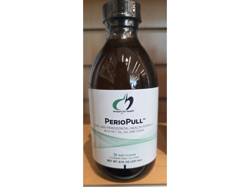 Designs For Health PerioPull, Mint Flavor, 8 fl oz/237 mL