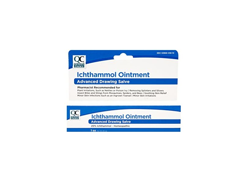 Quality Choice Ichthammol Ointment Advanced Drawing Salve, 1 oz