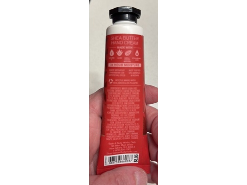 Bath & Body Works Shea Butter Hand Cream, Winter Candy Apple, 1 fl oz/30 mL