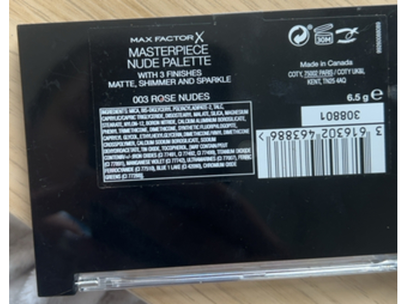 Max Factor Eye Shadow Palette, 003 Rose Nudes, 6.5 g