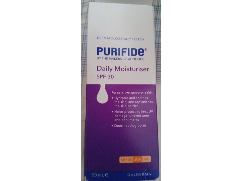 Galderma Purifide Daily Moisturiser, SPF 30, 50 mL