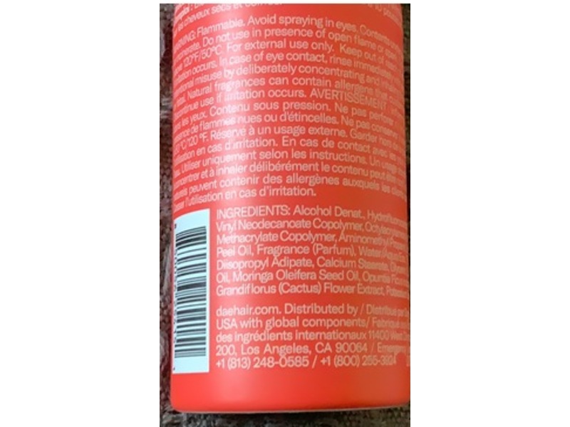 Dae Sunsetter Hairspray, Flexible Hold, 1 oz/30 g