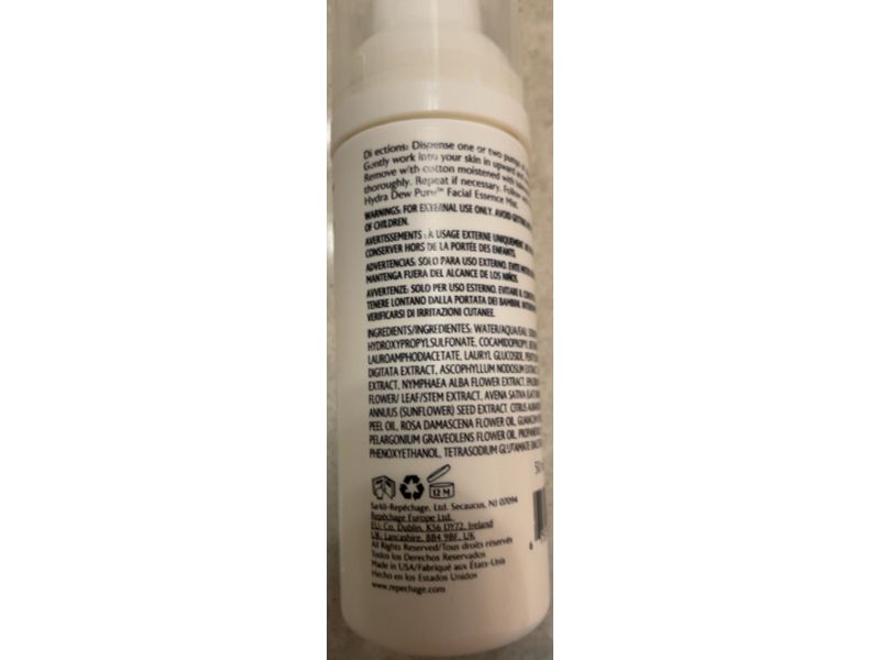 Repechage Hydra Dew Pure Gentle Foaming Cleanser, 1.7 fl oz/50 mL