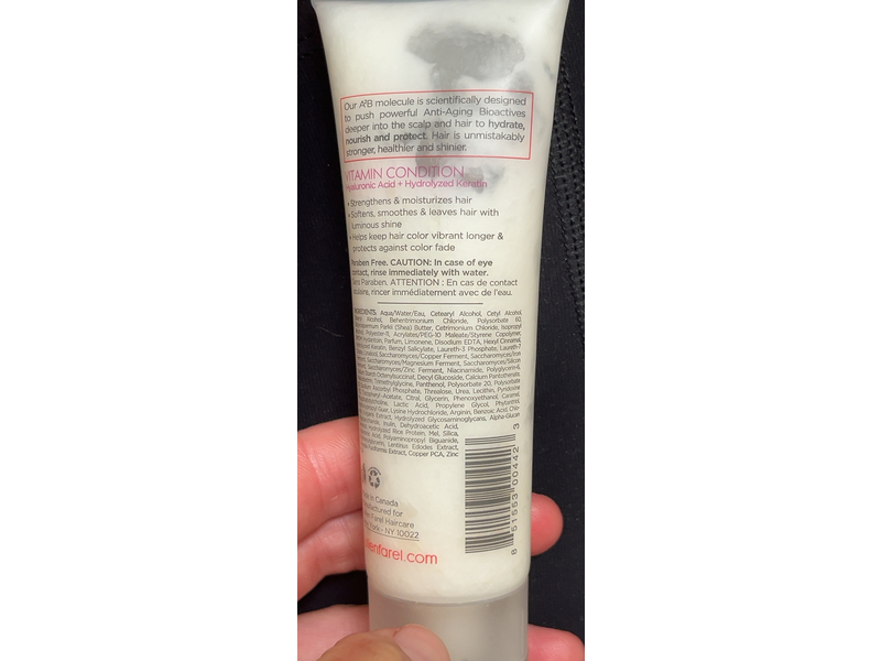 Julien Farel A2b Technology Anti-Aging Balance Vitamin Conditioner, 1.7 fl oz/50 mL