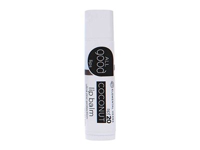 All Good Lips Lip Balm, Coconut, SPF 20, 4.25 g