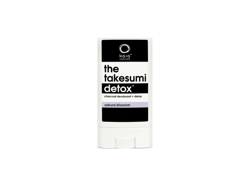 Kaia Naturals The Takesumi Detox Charcoal Deodorant + Detox, Sakura Blossom, 0.42 oz/12 g