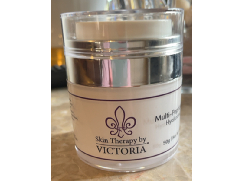 Skin Therapy By Victoria Multi-Peptide Creme, Hyaluronic Acid, 1.75 oz/50 g