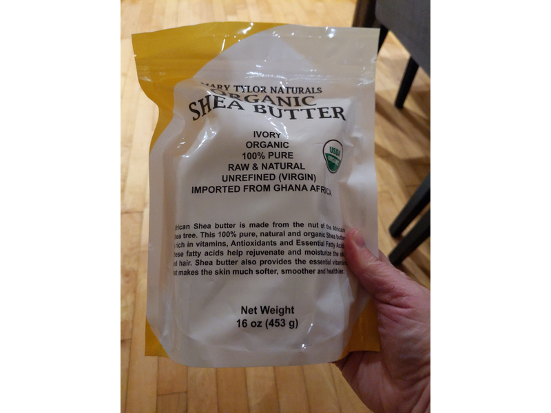 Mary Tylor Naturals Organic Shea butter, 16 oz/ 453 ml