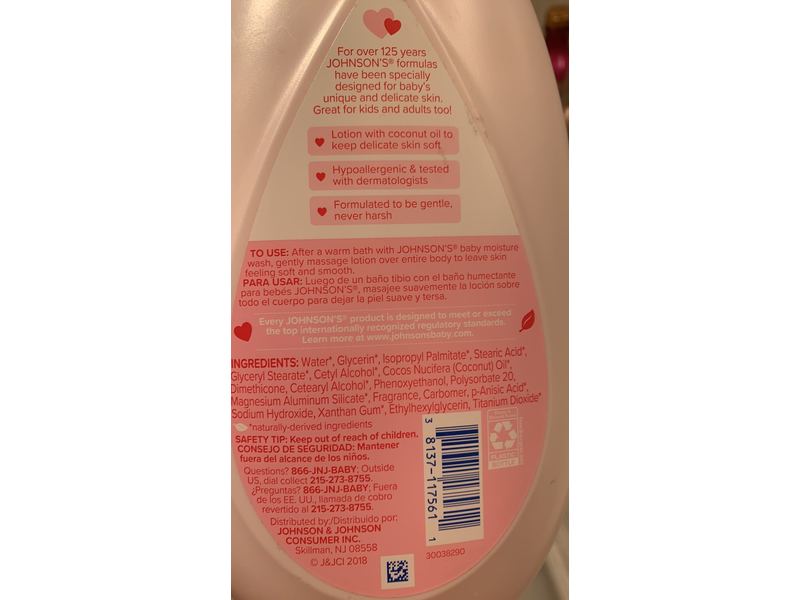 Johnson's Baby Lotion, 27.1 fl oz/800 mL