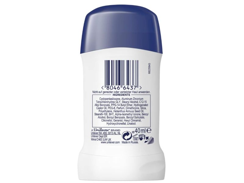 Dove Moisturizing Cream Antiperspirant, Original, 40 mL