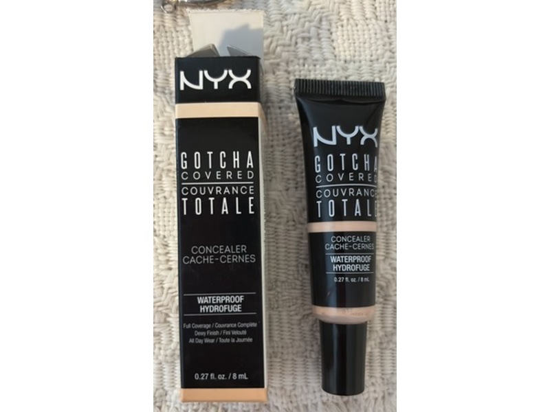 NYX Professional Makeup Gotcha Covered Concealer, Medium, 0.27 fl oz/8 mL