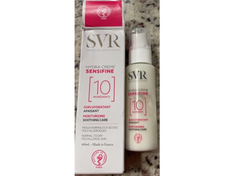 SVR Moisturizing Soothing Care Hydra Cream, 1.3 fl oz/40 mL